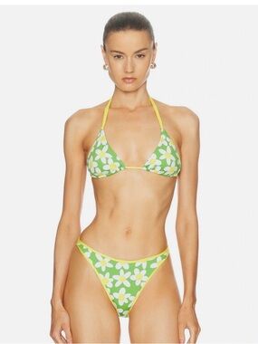 NWT Elsa Hosk X Heavy Manners Triangle Diet Mountain Dew Bikini Set 👙